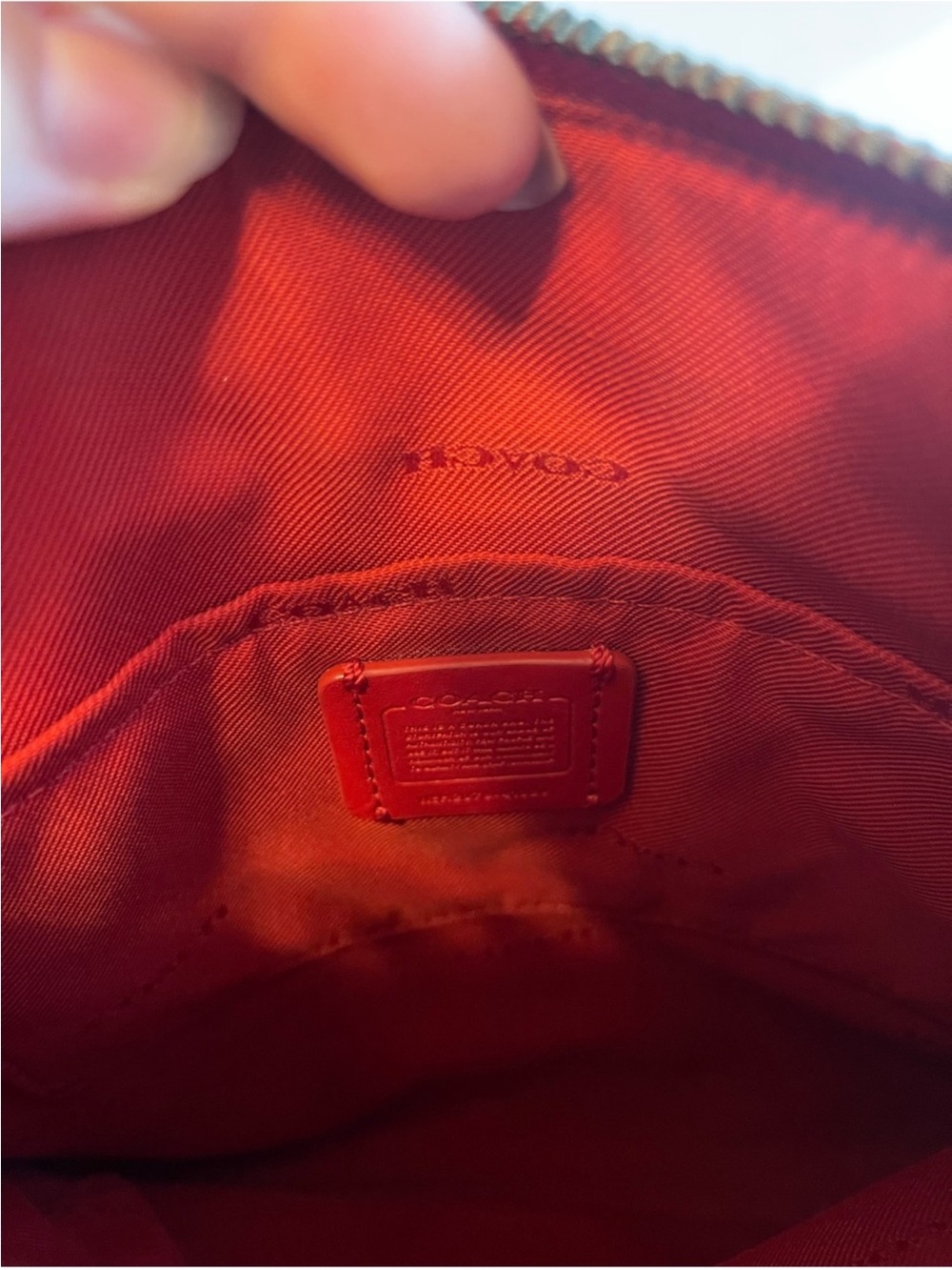Coach red crossbody - Picture 10 of 10